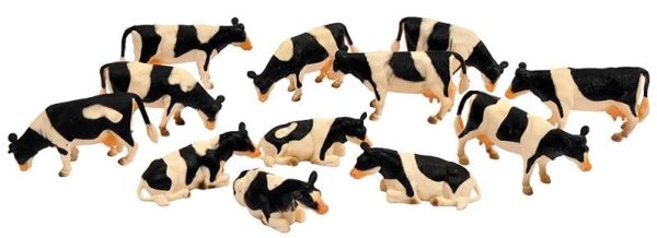 KID571929 - Lot of 8 standing and 4 lying cows HOLSTEIN - 1