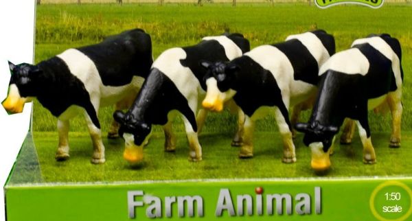 KID571967 - Lot of 4 HOLSTEIN cows Scale: 1/50 - 1