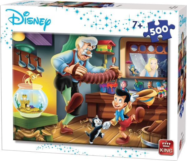 KING55915 - Puzzle 500 Pieces Pinocchio - 1