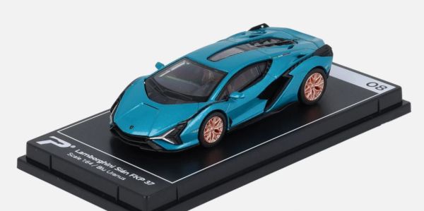 KTH08 - LAMBORGHINI Sian FKP 37 Uranus Blue - Hypercar League Collection - 1