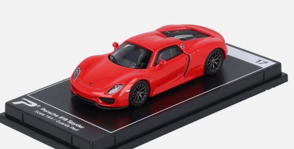 KTH17 - PORSCHE 918 Spyder Red - Hypercar League Collection - 1