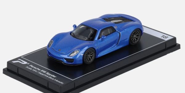 KTH18 - PORSCHE 918 Spyder Blue - Hypercar League Collection - 1