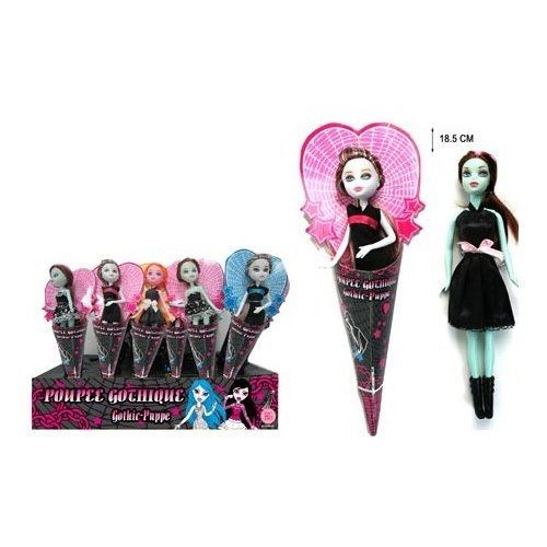 LPB42557 - Gothic doll - 18.5 cm - random pattern - 1