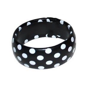 LPE53646N - Black White Dots Bracelet - Children - 1