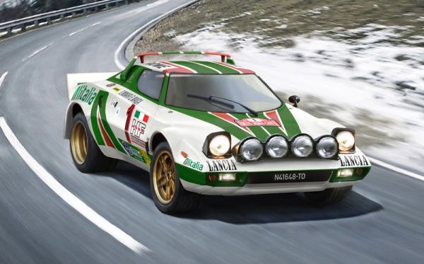 ITA3654 - LANCIA Stratos HF model to mount and paint paint and glue not inclued - 1
