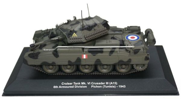 MAGMIVCRUSADER - English battle tank CRUISER Tank MK VI Crusader III A15 6th Armored Division Battle of Pichon Tunisia 1943 - 1