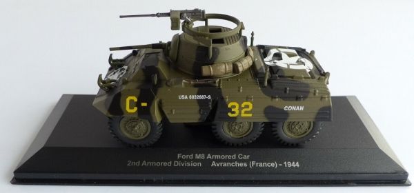 MAGMIVFORDM8 - Light Armored FORD M8 Armored Car 2nd Armored Division Battle of Avranche Normandy France 1944 - 1