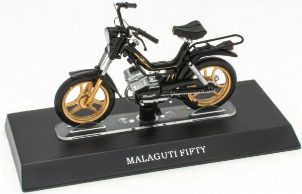 MAGMOT002 - MALAGUTTI Fifty 1989 moped black gold rims - 1