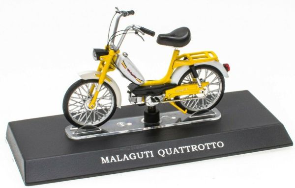 MAGMOT016 - MALAGUTTI Quattrotto 1978 yellow and white moped - 1