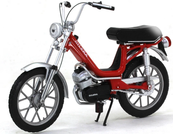 MAGMOT036 - GILERA CB1 1976 red moped - 1
