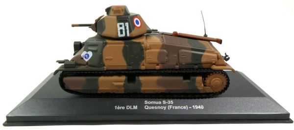 MAGMVSOMUA - French battle tank SOMUA S-35 1st DLM Quessnoy France 1940 - 1
