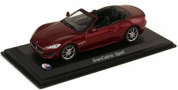 MAGMAS04 - MASERATI GranCabrio Sport convertible open 2013 dark red metallic - 1
