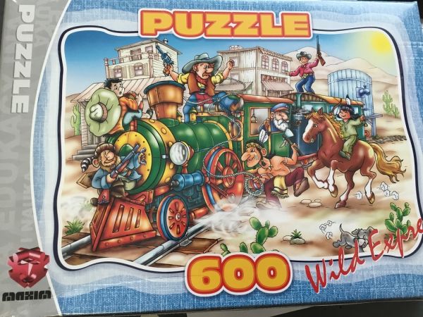 MAX6000501 - 600 pieces puzzle Locomotive - 1