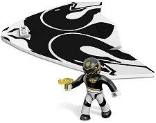 MEGA05677 - Glider with character POWER RANGERS Black - 11 Pieces - 1