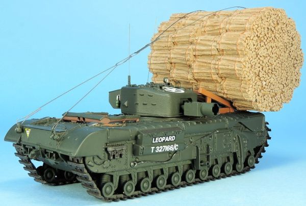 MFT48607 - CHURCHILL MK IV carries fascines gold beach d-day June 6; 1944 79th armed division limited to 100 copies - 1