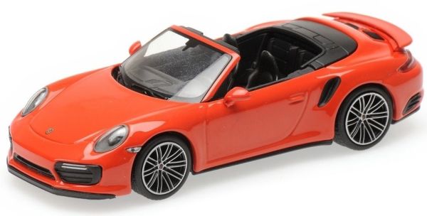 MNC410067181 - PORSCHE 911 Turbo S convertible 2016 dark orange - 1