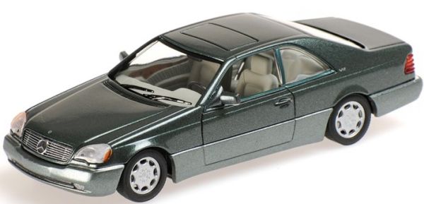 MNC430032604 - MERCEDES BENZ 600 SEC Coupé 1992 green metal - 1