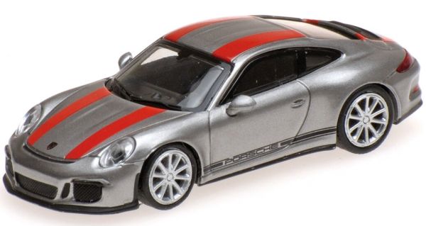 MNC870066221 - PORSCHE 911 R 2016 grey with stripes red - 1