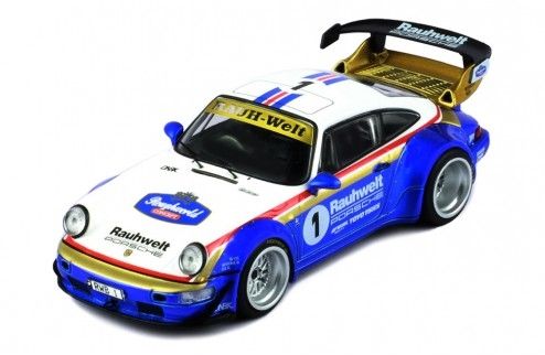 IXOMOC306 - PORSCHE 964 RWB White and blue RAUCH-WELT - 1