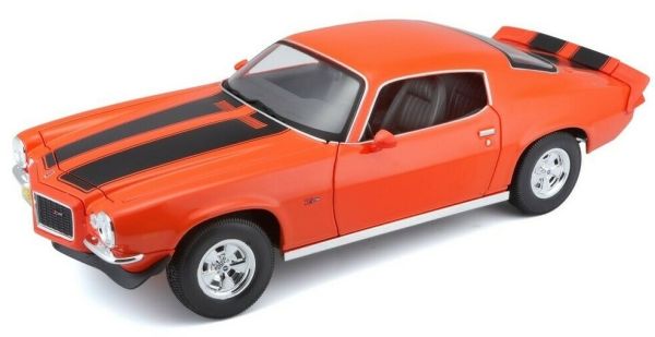 MST31131 - CHEVROLET Camaro Z28 1971 orange stripes black - 1