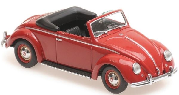 MXC940052131 - VOLKSWAGEN Beetle convertible 1950 red - 1