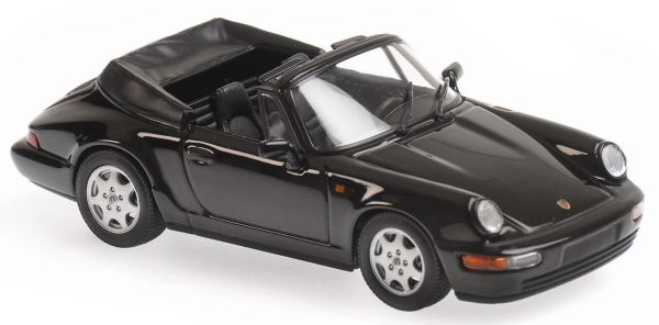 MXC940067331 - PORSCHE 911 Carrera 4 convertible 1990 black - 1