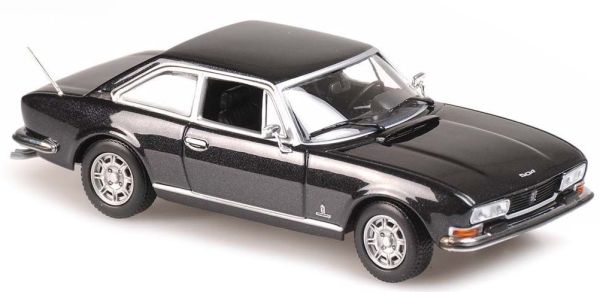 MXC940112121 - PEUGEOT 504 coupé 1976 metal grey black dark - 1