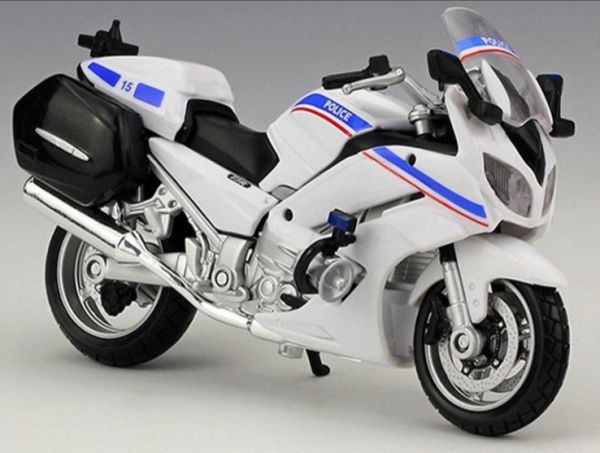 MST32306-C - YAMAHA FJR 1300A White and blue - Police - 1