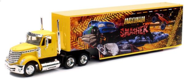 NEW16663 - INTERNATIONAL Leonestar with trailer 2 axles Maximum Smasher - 1