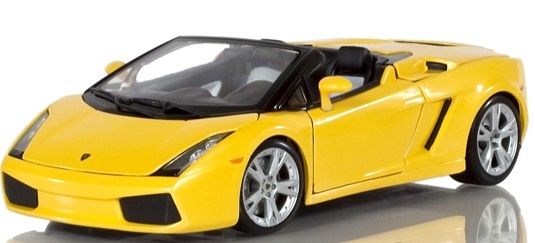 NEW19213H - LAMBORGHINI Gallardo Spyder convertible yellow - 1