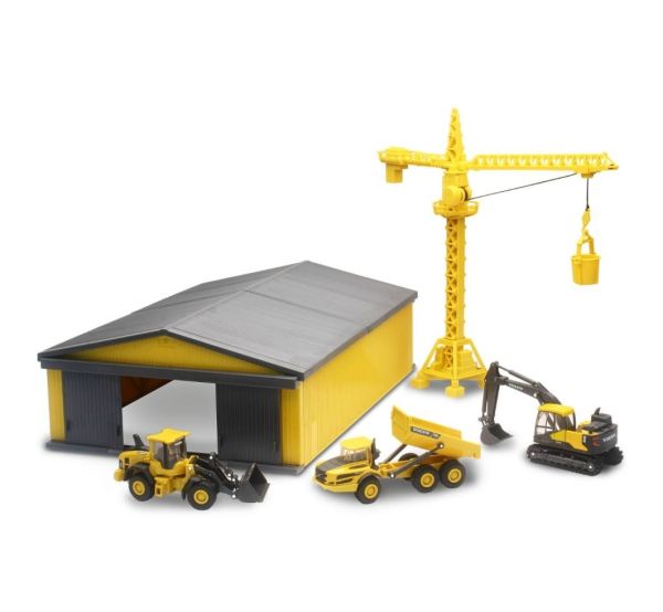 NEW32105 - Construction set with VOLVO machines - 1