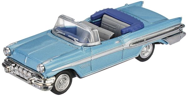 NEW48013P - PONTIAC Bonneville convertible 1957 blue - 1