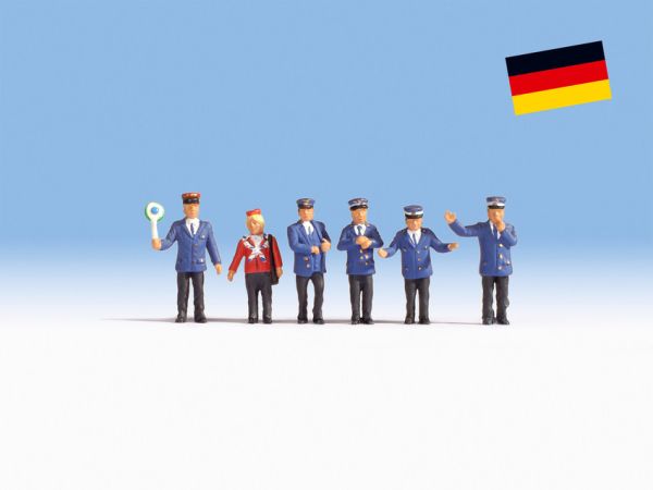 NOC15265 - 6 german railway officials - 1