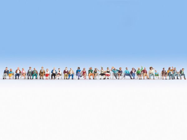 NOC16045 - Set of people sitting - 1