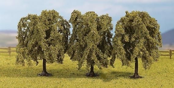 NOC25130 - 3 Weeping willows - 8 cm - 1