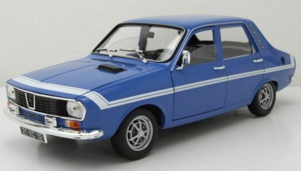 NOREV185210 - RENAULT 12 Gordini 1972 French blue with white stripes - 1