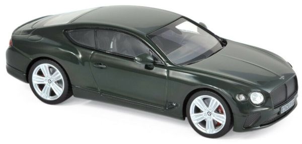NOREV270322 - BENTLEY Continental GT berline 2018 dark metal green - 1