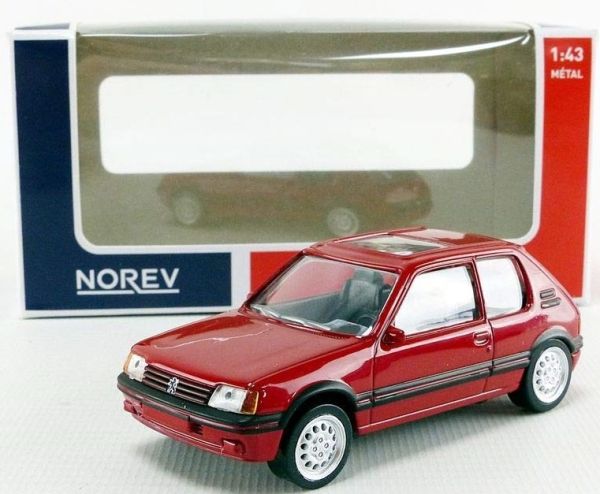 NOREV471713 - PEUGEOT 205 GTI 1986 red Vallelunga Jet car - 1