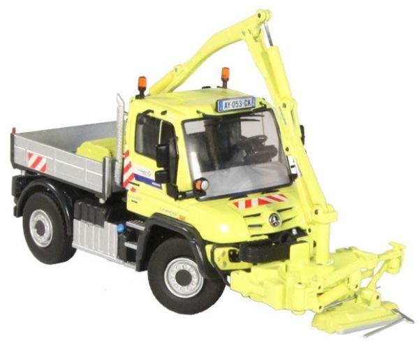 NZG9101/01 - MERCEDES BENZ Unimog U400 VINCI MKM 700 Combination mower - 1