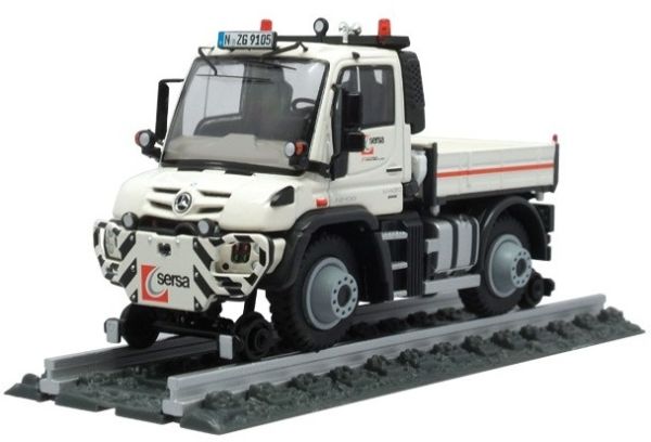 NZG9105/01 - MERCEDES BENZ UNIMOG U400 Sersa rail/road - 1