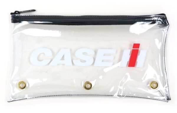 OBT048 - Clear plastic pencil pouch CASE IH - 1