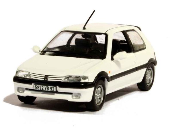 ODE003 - PEUGEOT 106 XSi white 1994 limited to 1000 units - 1