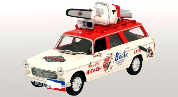 ODE014 - PEUGEOT 404 commercial advertising BEAL STIHL HITACHI limited to 500 copies - 1