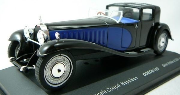 ODE023 - BUGATTI Royale coupé Napoléon blue and black 1930 limited to 500 units - 1