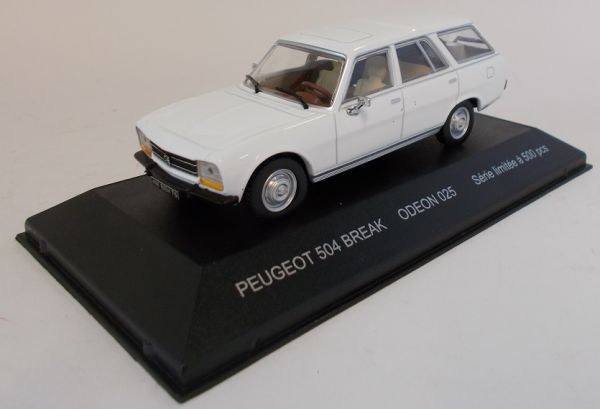 ODE025 - PEUGEOT 504 white limited  500 units - 1