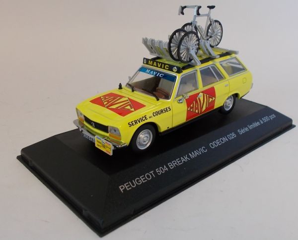 ODE026 - PEUGEOT 504 estate bike carrier Mavic racing service Limited to 500 copies - 1