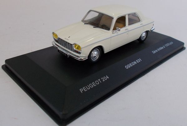 ODE031 - PEUGEOT 204 white limited 1000 units - 1