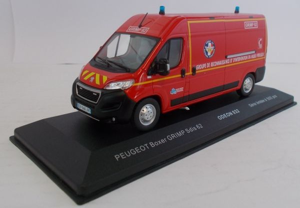 ODE032 - PEUGEOT Boxer french fire truck GRIMP SDIS 62 limited 500 units - 1