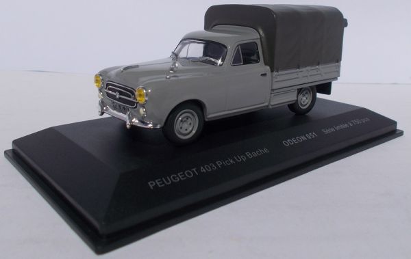 ODE051 - PEUGEOT 403 pick-up baché gris limited to 750 units - 1
