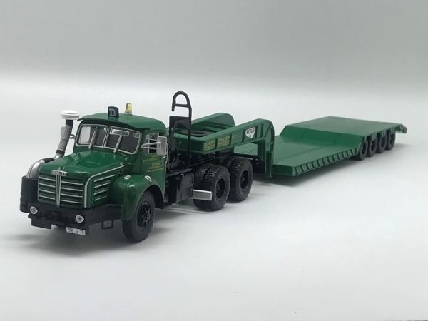 ODE091 - BERLIET TBO 6x4 with DESSIRIER & ZUCCONI 4-axle machine carrier - 1